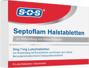 SOS Septoflam 8 Halstabletten