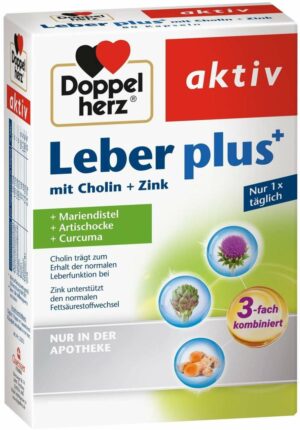 Doppelherz Leber Plus Mit Cholin + Zink 30 Kapseln