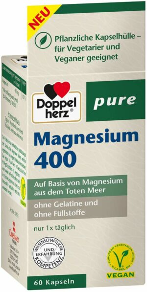 Doppelherz Pure Magnesium 400 60 Kapseln