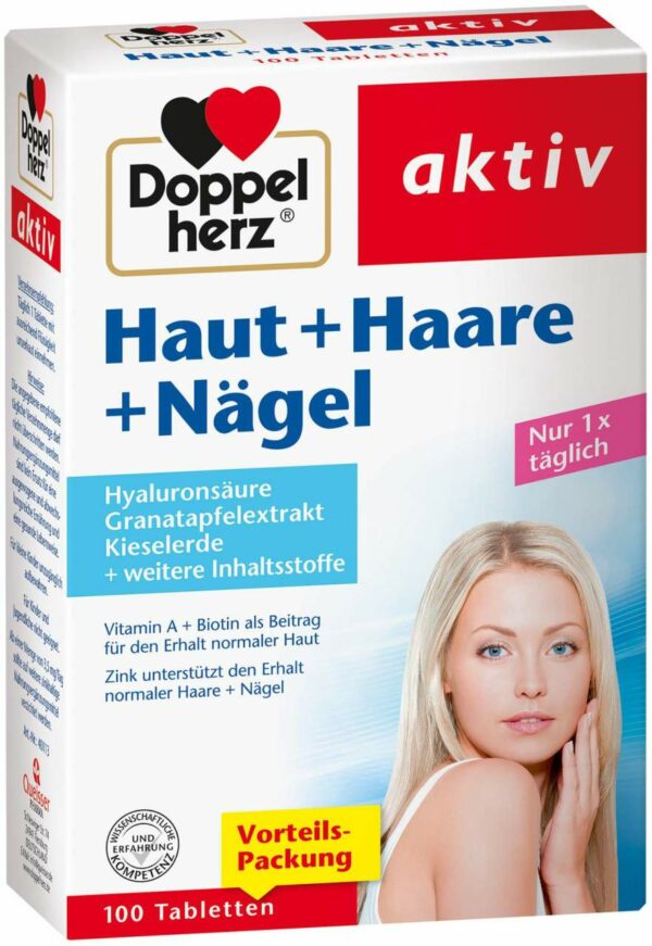 Doppelherz Haut + Haare + Nägel 100 Tabletten