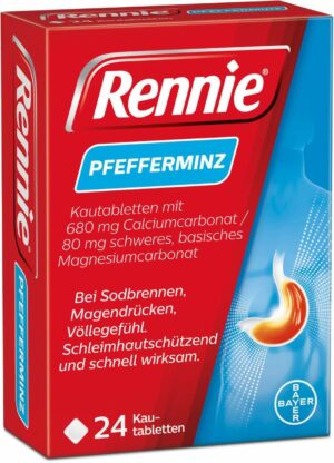 Rennie Pfefferminz 24 Kautabletten