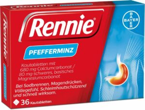 Rennie Pfefferminz 36 Kautabletten