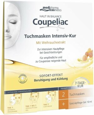 Haut in Balance Coupeliac Tuchmasken Intensiv-Kur 1 Set