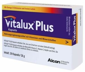 Vitalux plus Lutein Omega 3 28 Kapseln