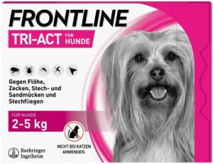 Frontline TRI-ACT Hund 2-5 kg 3 Pipetten
