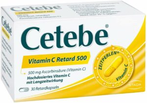 Cetebe Vitamin C Retardkapseln 500 mg 30 Stück