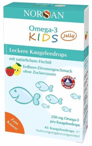 Norsan Omega-3 Kids Jelly Dragees 45 Stück