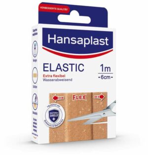 Hansaplast Elastic Pflaster 1 M X 6 cm