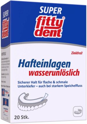 Fittydent Super Hafteinlagen 20 Stück