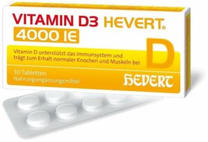 Vitamin D3 Hevert 4.000 I.E. 30 Tabletten