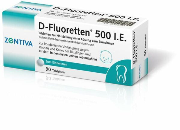 D-Fluoretten 500 90 Tabletten