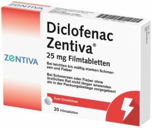 Diclofenac Zentiva 25 mg 20 Filmtabletten