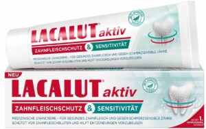 Lacalut aktiv Zahnfleischschutz & Sensitivität 75 ml Zahncreme