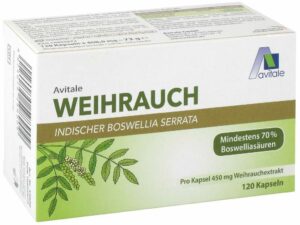 Weihrauch 450 mg Boswellia Serrata 120 Kapseln