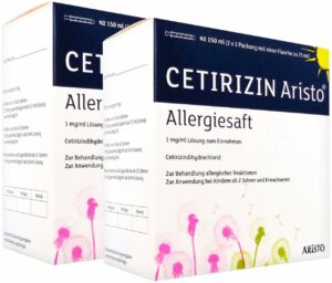 Cetirizin Aristo Allergiesaft 2 x 150 ml