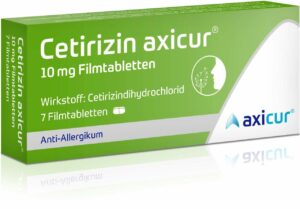 Cetirizin Axicur 10 mg 10 Filmtabletten