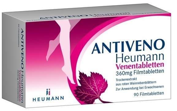 Antiveno Heumann Venentabletten 360 mg 90 Filmtabletten
