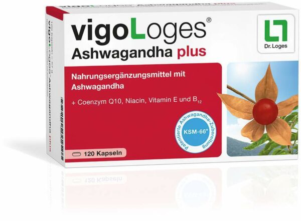 Vigologes Ashwagandha Plus 120 Kapseln