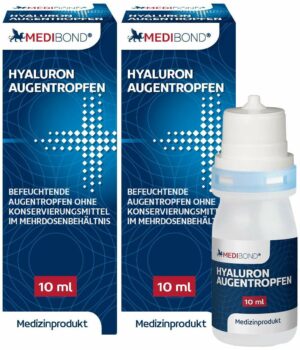 Hyaluron Medibond Augentropfen 2 x 10 ml