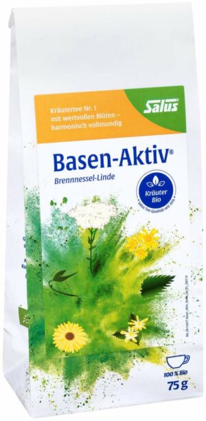 Basen Aktiv Tee Nr. 1 Brennnessel Linde Bio Salus 75 G