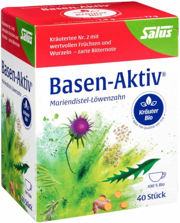 Basen Aktiv Tee Nr.2 Mariendistel- Löwenzahn Bio Salus 40...