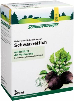 Schwarzrettich Saft Schönenberger 3x200 ml Saft