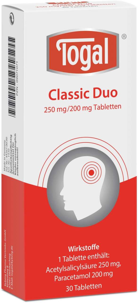 Togal Classic Duo 30 Tabletten