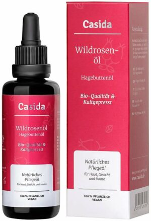 Hagebuttenöl Wildrose Bio Kaltgepresst 50 ml Öl