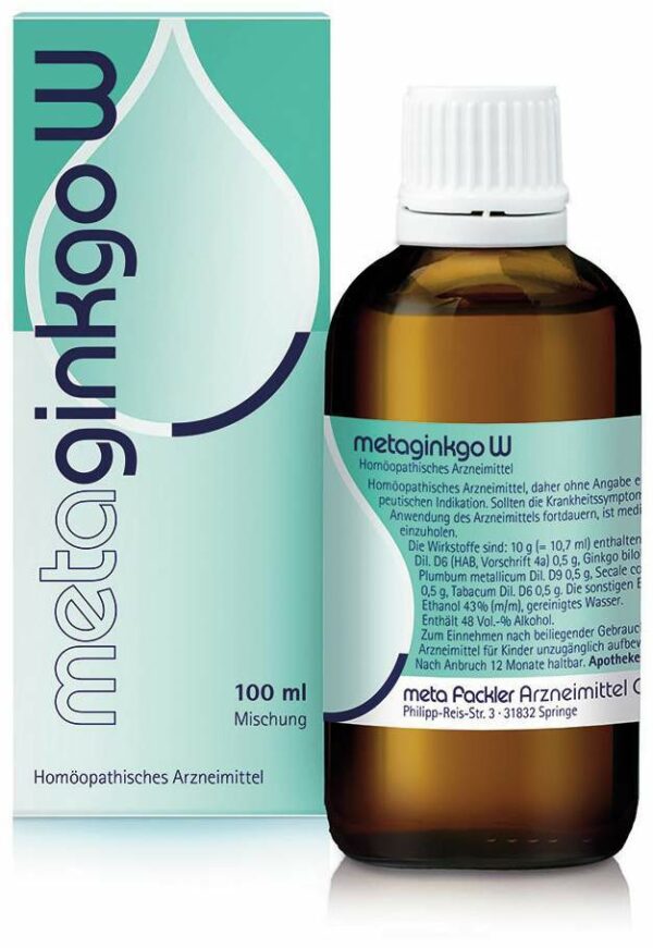 Metaginkgo W 100 ml Tropfen