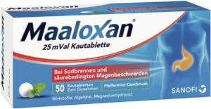 Maaloxan 25 mVal 50 Kautabletten