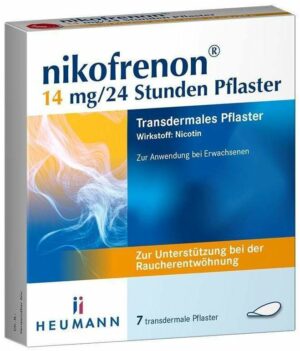 Nikofrenon 14 mg in 24 Stunden Transdermale Pflaster 7 Stück