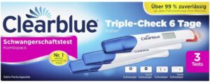 Clearblue Schwangerschaftstest Triple Check Ultra Früh 3er Set