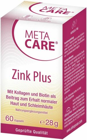 Meta Care Zink+ 60 Kapseln