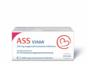 Ass Stada 100 mg 100 magensaftresistente Tabletten