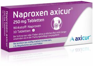 Naproxen axicur 250 mg 10 Tabletten