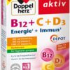 Doppelherz B12 + C + D3 Depot Aktiv 30 Tabletten