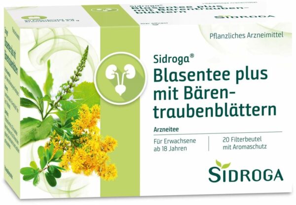 Sidroga Blasentee Plus Mit Bärentraubenblätter 20 Beutel