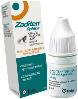 Zaditen Ophtha 1 X 5 ml Augentropfen