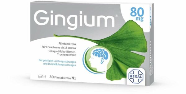 Gingium 80 mg 30 Filmtabletten