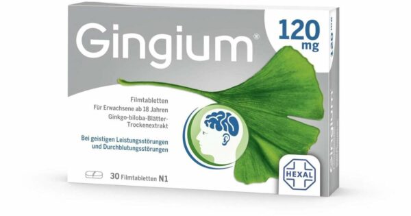 Gingium 120 mg 30 Filmtabletten