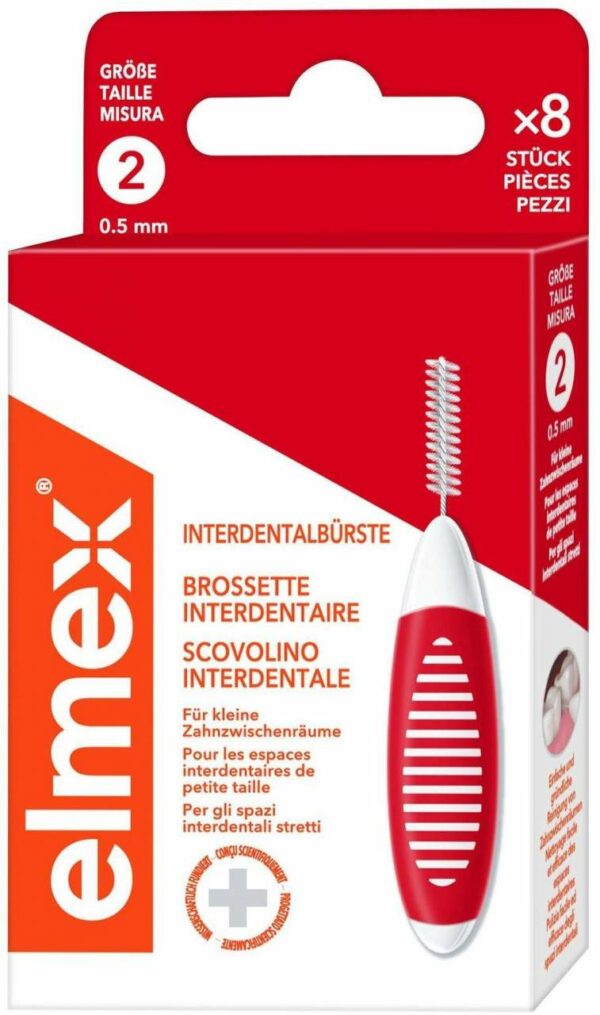 Elmex Interdentalbürste Rot Größe 2