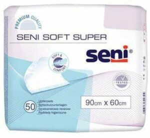 Seni Soft Super Bettschutzunterlage 60 X 90 cm 2 X 25 Stück