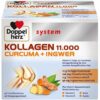 Doppelherz system Kollagen 11.000 Curcuma + Ingwer 30 x 25 ml Ampullen
