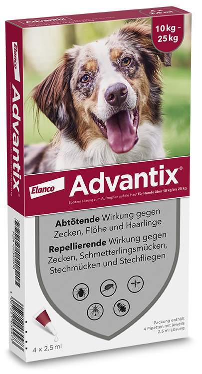 Advantix Spot-On Hund 10-25 kg 4 x 2