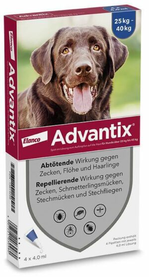 Advantix Spot-On Hund 25-40 kg 4 x 4 ml Lösung