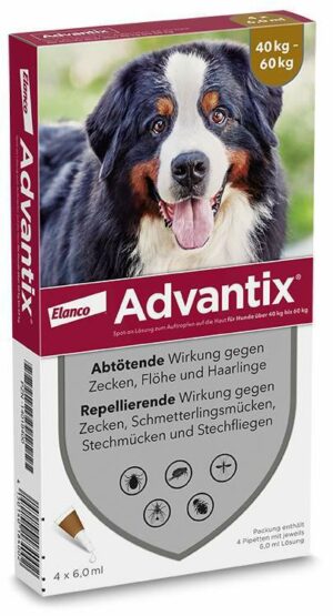 Advantix Spot-On Hund 40-60 kg 4 x 6 ml Lösung