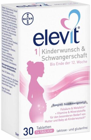 Elevit 1 Kinderwunsch & Schwangerschaft 30 Tabletten