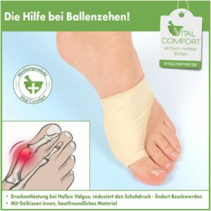 Hallux Valgus Schutz mit Gel Polster