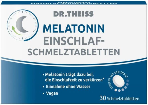 Dr. Theiss Melatonin Einschlaf - Schmelztabletten 30 Stück