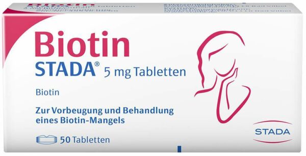 Biotin Stada 5 mg 50 Tabletten